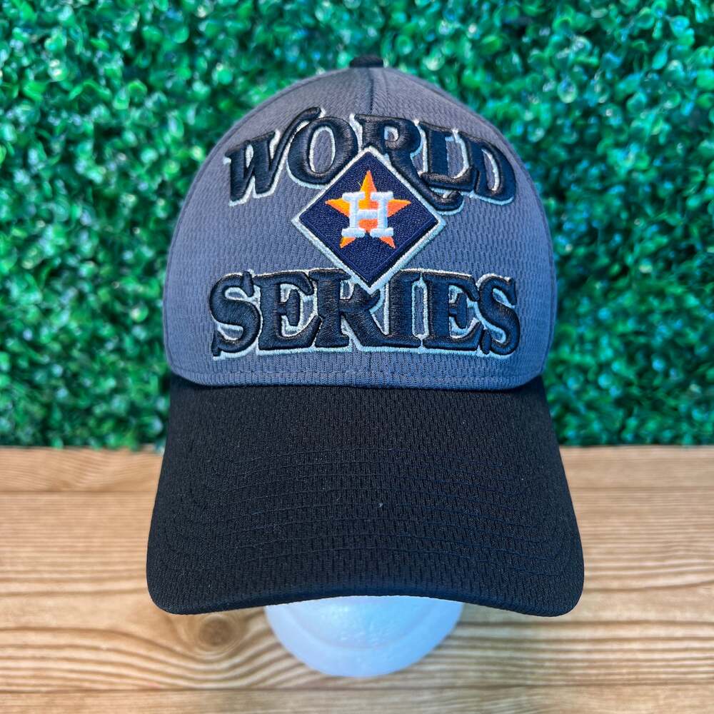Adult Houston Astros New Era 39thirty World Series Locker Room Cap Hat